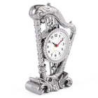 Часы - будильник настольные "Арфа", дискретный ход, циферблат d-6.5 см, 19 х 14 см, АА - Фото 2