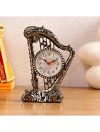 Часы - будильник настольные «Арфа», дискретный ход, циферблат 6.5 см, 19×14 см, АА - Фото 4