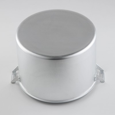 Кастрюля, 10 л, d=26 см, с крышкой, алюминий, серебристая