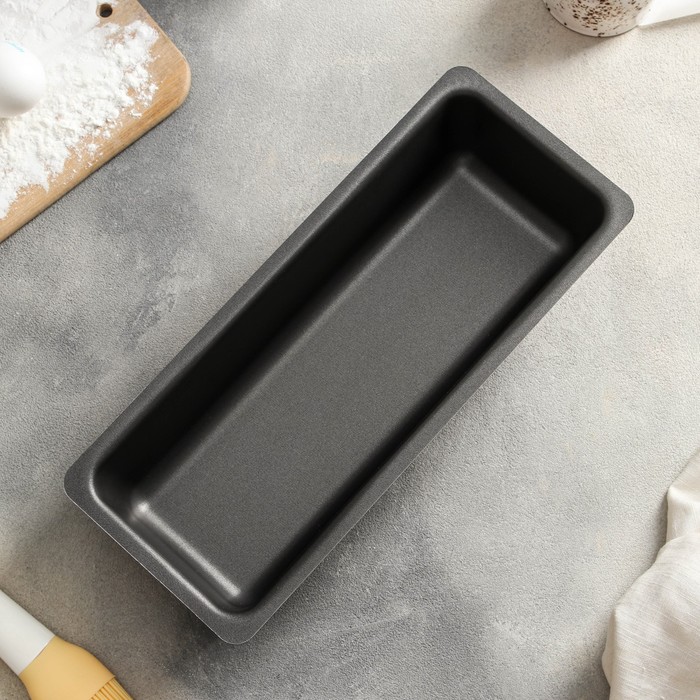 Противень «Забава», 30×11 см, h=8 см, антипригарное покрытие, алюминий, бордовый - Фото 1