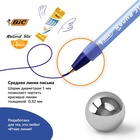 Ручки шариковые 4 штуки BIC Round Stic Classic, узел 1.0 мм, среднее письмо, синие чернила - Фото 6