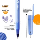 Ручки шариковые 4 штуки BIC Round Stic Classic, узел 1.0 мм, среднее письмо, синие чернила - Фото 4