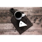 Кружка керамическая Доляна «Эмаль», 300 мл, белая - Фото 7