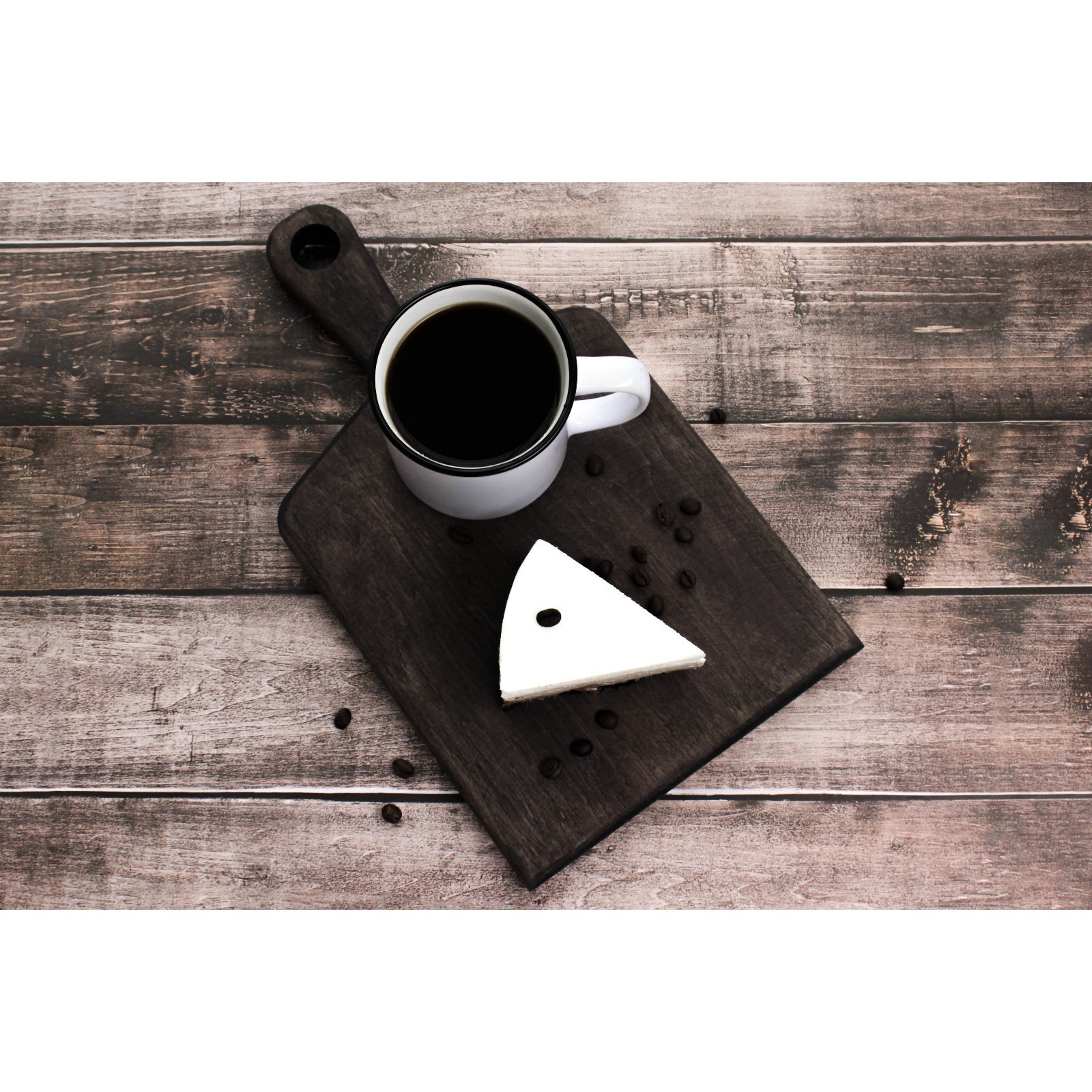 Кружка керамическая Доляна «Эмаль», 300 мл, цвет белый (4811739 ...