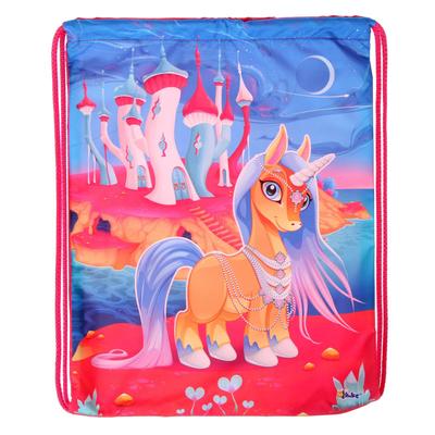 Мешок для обуви 420 х 330 мм, Оникс МО-20, "Мир единорогов"