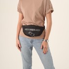 Сумка на пояс «Балдеж», 32х8х15 см, отд на молнии, цвет чёрный - фото 23366356