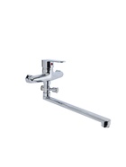 УЦЕНКА Смеситель для ванны ZEIN Z95350152, картридж 35 мм, с душевым набором, хром - Фото 1