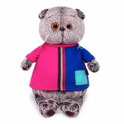 Мягкая игрушка «Басик в двухцветной футболке», 30 см