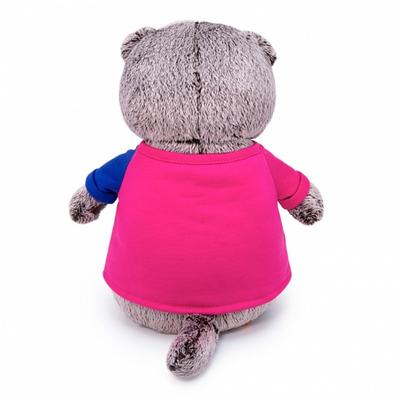 Мягкая игрушка «Басик в двухцветной футболке», 30 см