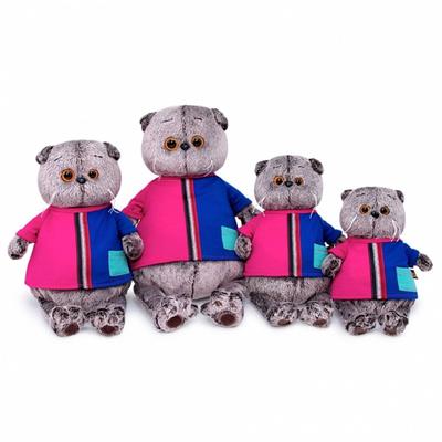 Мягкая игрушка «Басик в двухцветной футболке», 30 см