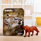 Фигурка «Пума», с обучающей карточкой - Фото 1