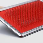 Пуходёрка большая Wood,12×19 см, широкая, без капель, длинная деревянная ручка - Фото 4