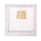 Холст на подрамнике, хлопок 100%, 20×20 см, 280 г/м², акриловый грунт, мелкозернистый, ЗХК, E5309-P-20×20 - Фото 3