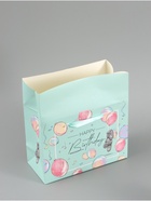 Пакет - коробка подарочный «День рождения», 28×20×13 см - Фото 6