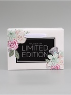 Пакет - коробка подарочный «Выпущена ограниченным тиражом», 28×20×13 см - Фото 2