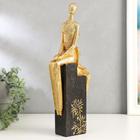 Сувенир полистоун "Влюблённые на скале - спина к спине" 35х13,4х5 см - фото 21135135