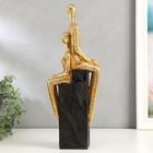 Сувенир полистоун "Влюблённые на скале - спина к спине" 35х13,4х5 см - фото 21135136