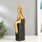 Сувенир полистоун "Влюблённые на скале - спина к спине" 35х13,4х5 см - фото 21135137