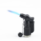 Газовая горелка туристическая с пьезоподжигом, 2.4×4.6×7.8 см, чёрная - Фото 3