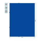 Папка-короб на резинке А4, 700 мкм, корешок 40 мм, пластик, синяя, до 300 листов - Фото 2