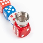 Трубка для курения «Игральные кости», 5 сеточек, 8×3×2 см - Фото 2