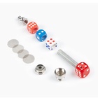 Трубка для курения «Игральные кости», 5 сеточек, 8×3×2 см - Фото 4