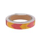 Светоотражающая лента, самоклеящаяся, красно-желтая, 2 см × 8 м - Фото 2