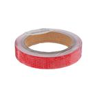 Светоотражающая лента, самоклеящаяся, красная, 2 см × 8 м - Фото 2