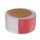 Светоотражающая лента, самоклеящаяся, красно-белая, 5 см × 5 м - Фото 3