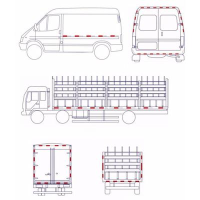 Светоотражающая лента, самоклеящаяся, черно-желтая, 5 см × 15 м