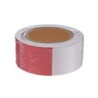 Светоотражающая лента, самоклеящаяся, красно-белая, 5 см × 15 м - Фото 3
