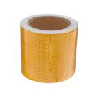 Светоотражающая лента, самоклеящаяся, желтая, 10 см × 10 м - Фото 3