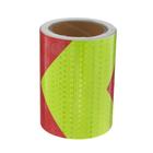 Светоотражающая лента, самоклеящаяся, красно-салатовая, 15 см × 10 м - Фото 2