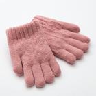 Перчатки детские MINAKU «Радуга», цвет розовый, размер 4 (7-8 лет) - Фото 1