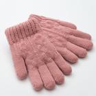 Перчатки детские MINAKU «Радуга», цвет розовый, размер 5 (9-10 лет) - Фото 1