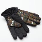 Перчатки зимние мужские MINAKU "Хаки", цв.зеленый, р-р 8 (25 см) - Фото 2