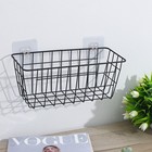 Корзина для мелочей Доляна, 29×12×12 см, чёрная - Фото 2