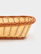 Корзинка фруктов и хлеба Доляна «Молочный шоколад», 24×17 см, пластик, плетёная, молочная - Фото 7