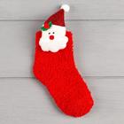 Носки махровые в подарочной коробке "Дед Мороз", 12-22 см - Фото 3