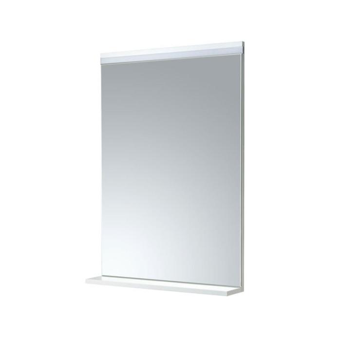 Зеркало Aquaton «Рене 60», 600х850 мм, LED светильник, полка