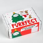 Набор подарочный «Новый год: Purrfect» плед, носки, 2 игрушки, открытка  (артикул 5306404)  большой выбор товаров оптом и в розницу по низким ценам с доставкой