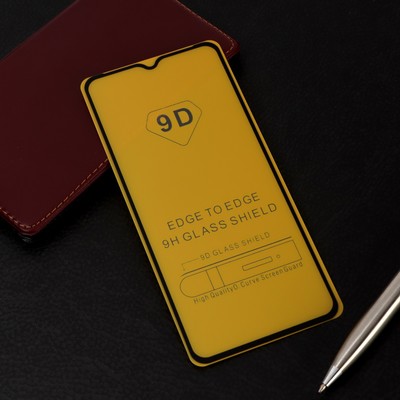 Защитное стекло Innovation для Xiaomi Redmi 9A/9C, 2D, полный клей, чёрная рамка