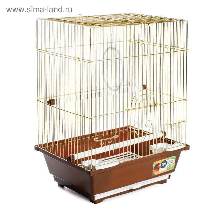 Клетка Triol для птиц, 30×23×39 см, золото - Фото 1