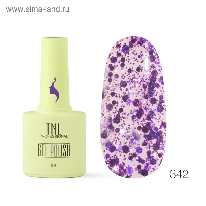 Гель-лак TNL «8 Чувств», №342 крупный аметист, 10 мл - Фото 1