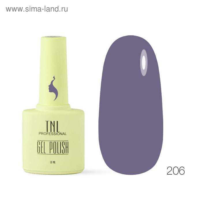Гель-лак TNL «8 Чувств», №206 грозовая туча, 10 мл - Фото 1