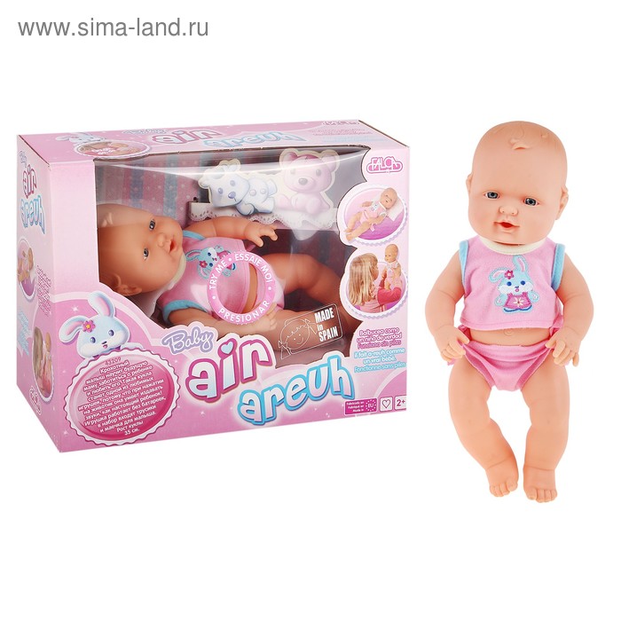 Пупс издает звуки, как настоящий малыш, в коробке - Фото 1