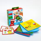Настольная игра для малышей «Новогодний городок» EVA+карточки - фото 108453651