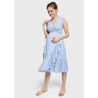 Платье на запах для беременных и кормления «Флоренс», размер 44 - Фото 1