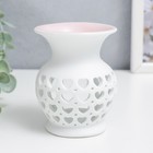 Аромалампа для эфирных масел «Сеточка из сердец», керамика, 9×7.5×7.5 см, МИКС - Фото 7