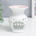 Аромалампа для эфирных масел «Сеточка из сердец», керамика, 9×7.5×7.5 см, МИКС - Фото 6